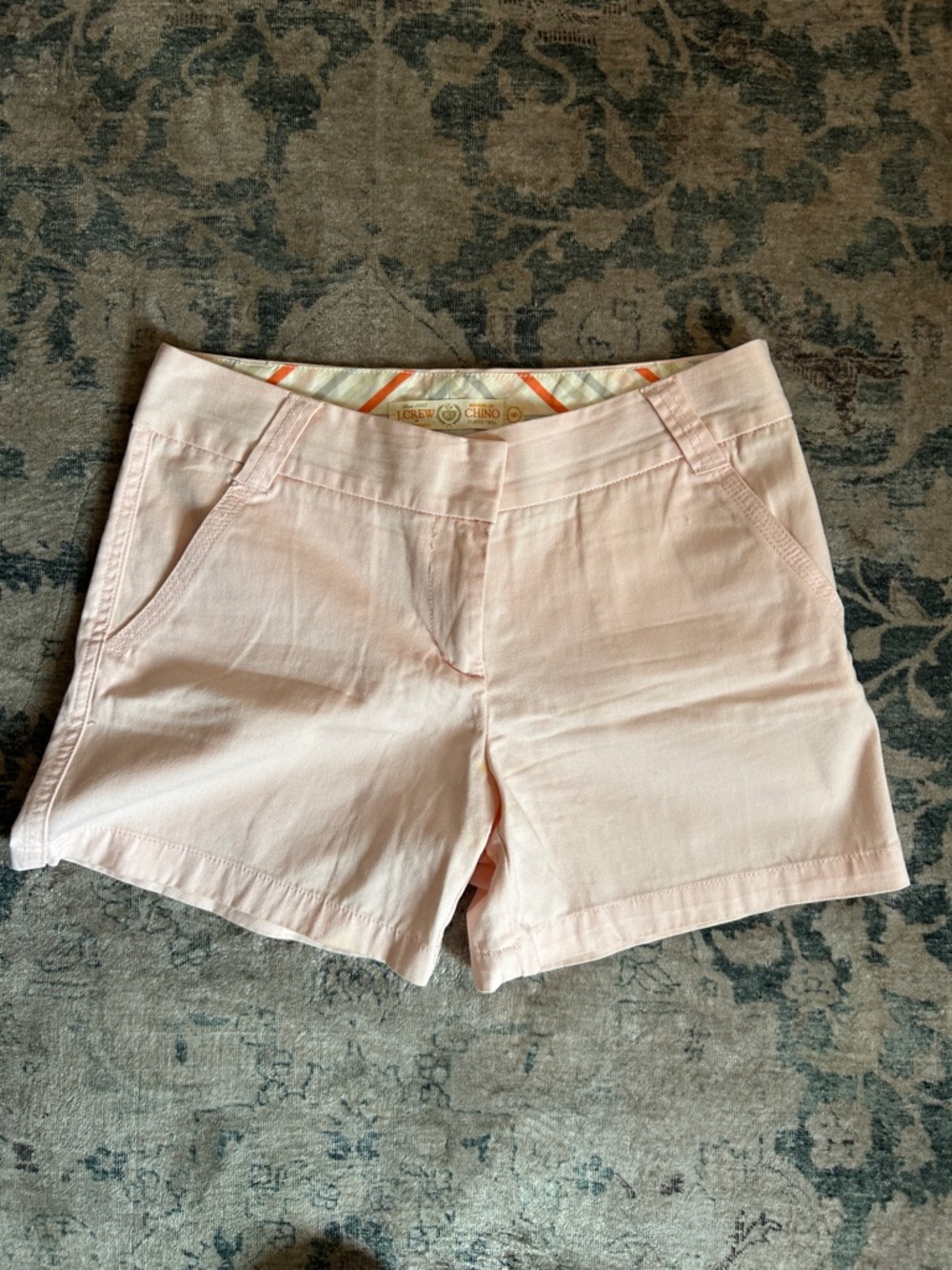 J. Crew Light Blush Chino Shorts